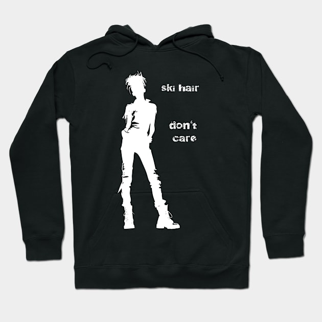 ski hair don't care Hoodie by Ski Classic NH